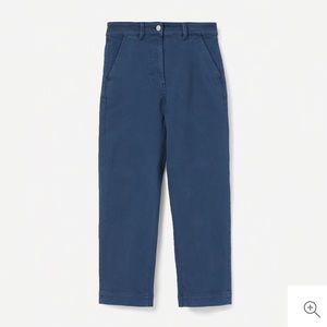Everlane Straight Leg Crop Navy 00